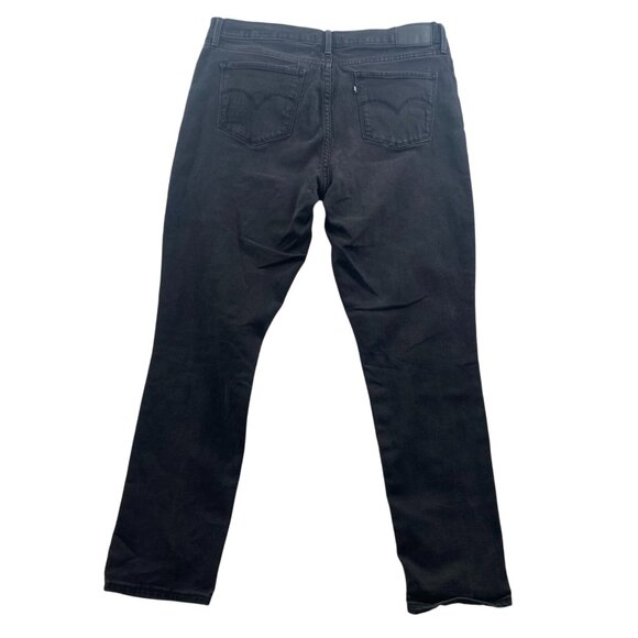 Levi's Mens 311 Shaping Skinny Jeans Size 33 Black Denim Classic Casual Travel - Picture 2 of 15